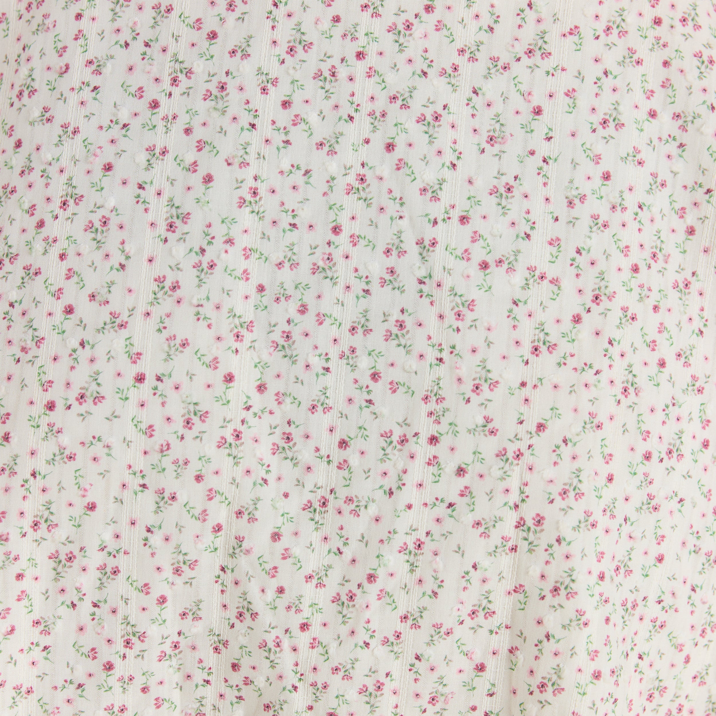 Pleat & Lace Detail Mini Dress | Pleat & Lace Detail Mini Dress - Cream Floral