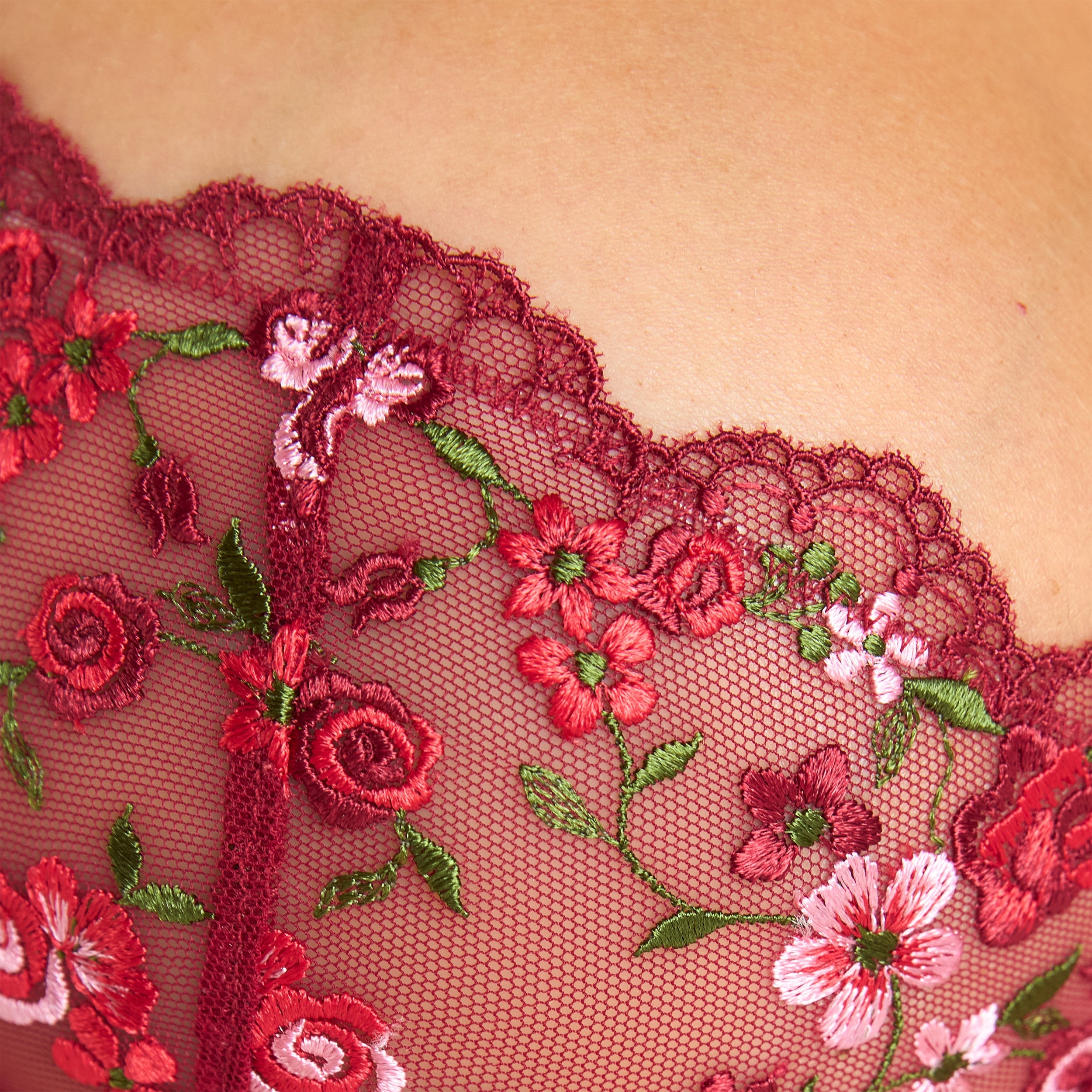 Giselle Intimates Set | Giselle Intimates Bra (Set) - Wine