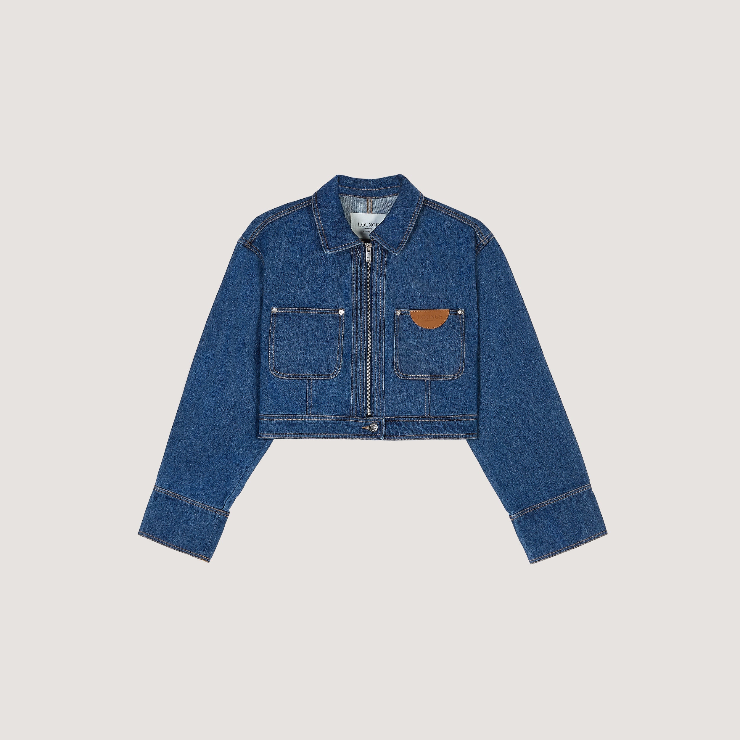 Boxy Denim Jacket | Boxy Denim Jacket - Blue