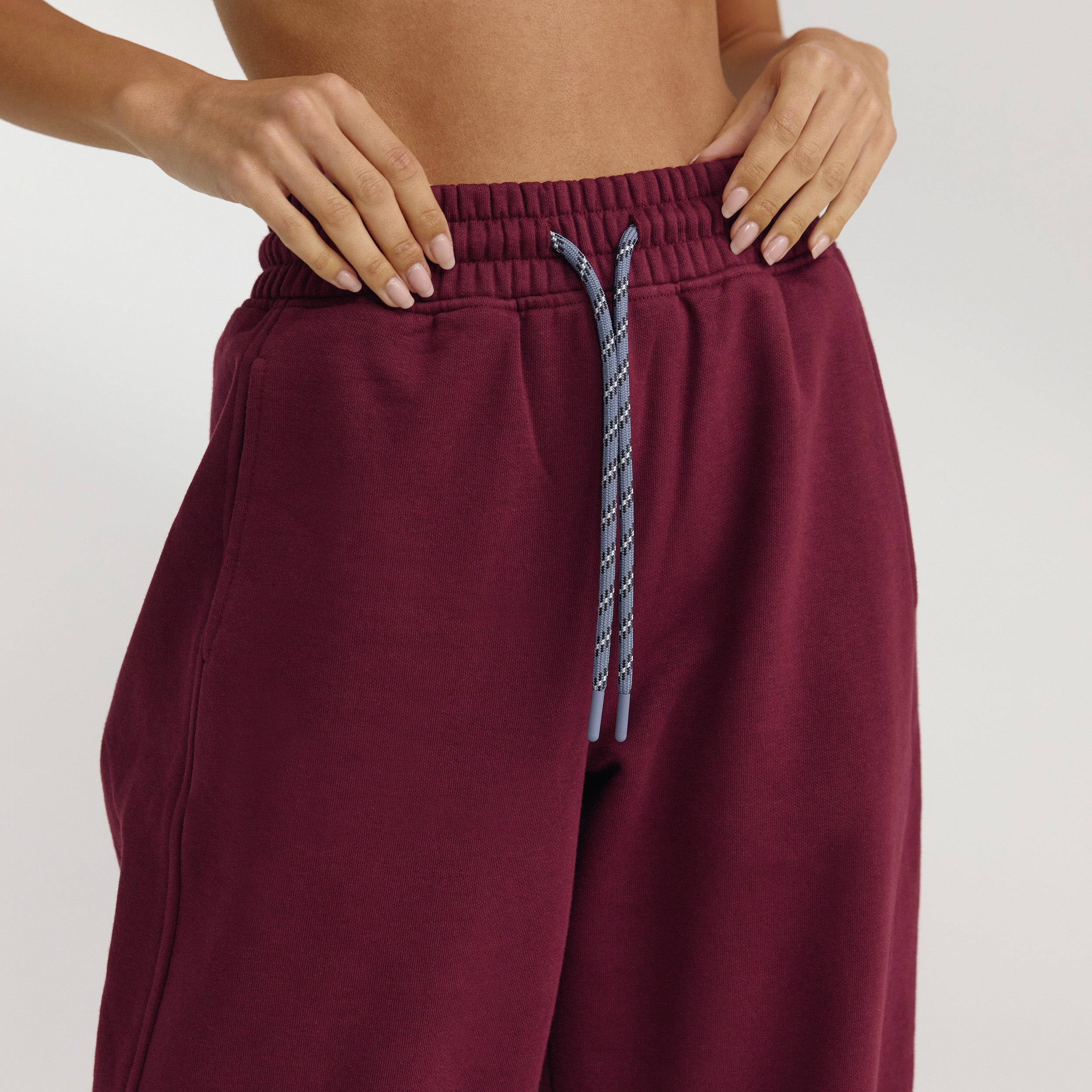 Straight-Leg Joggers | Straight-Leg Joggers - Cherry Lacquer