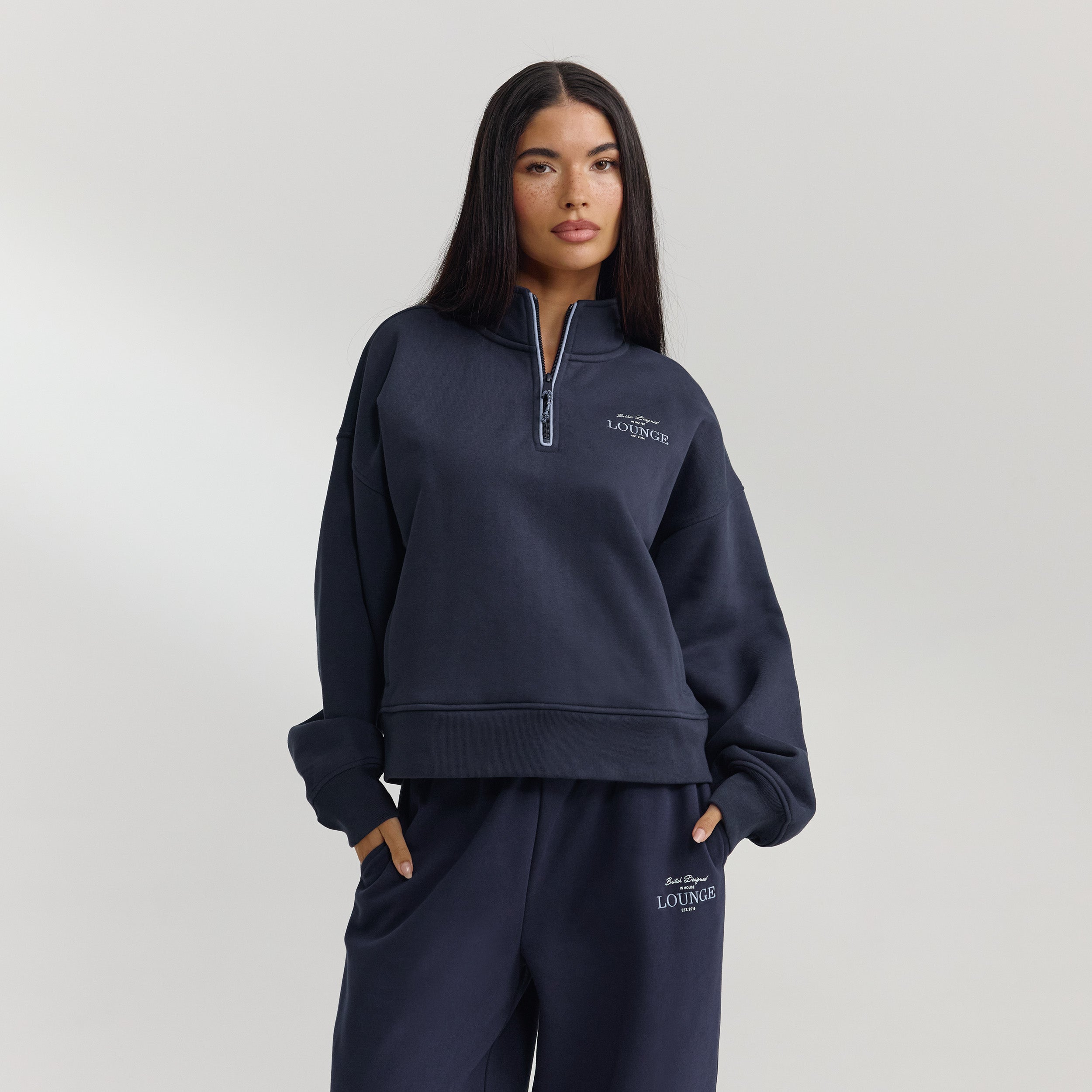 Quarter-Zip Jumper - Dark Blue alternate