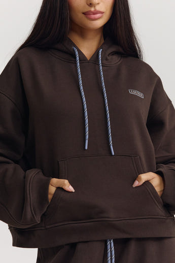 Oversized Hoodie - Dark Chocolate