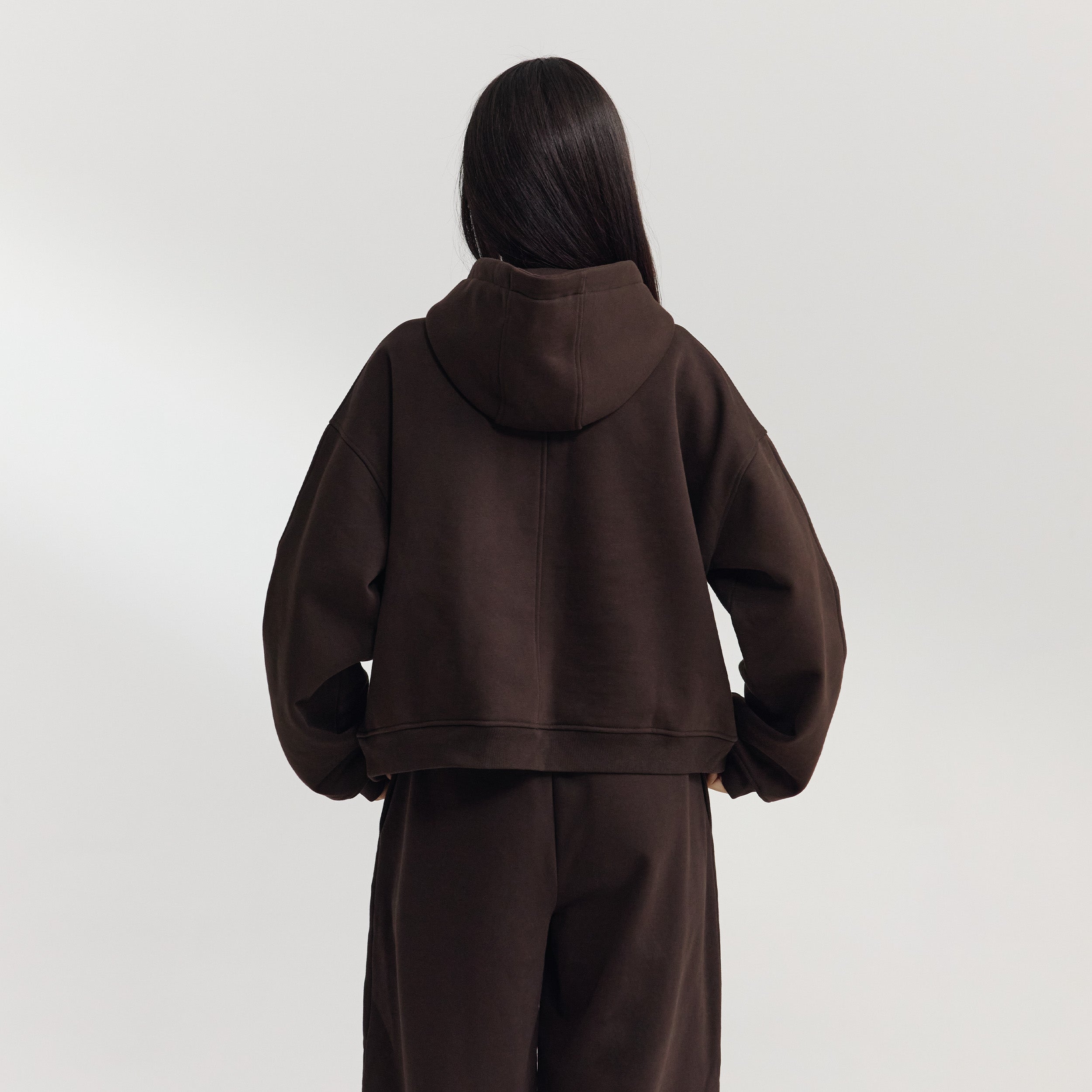 Oversized Hoodie | Oversized Hoodie - Dark Chocolate