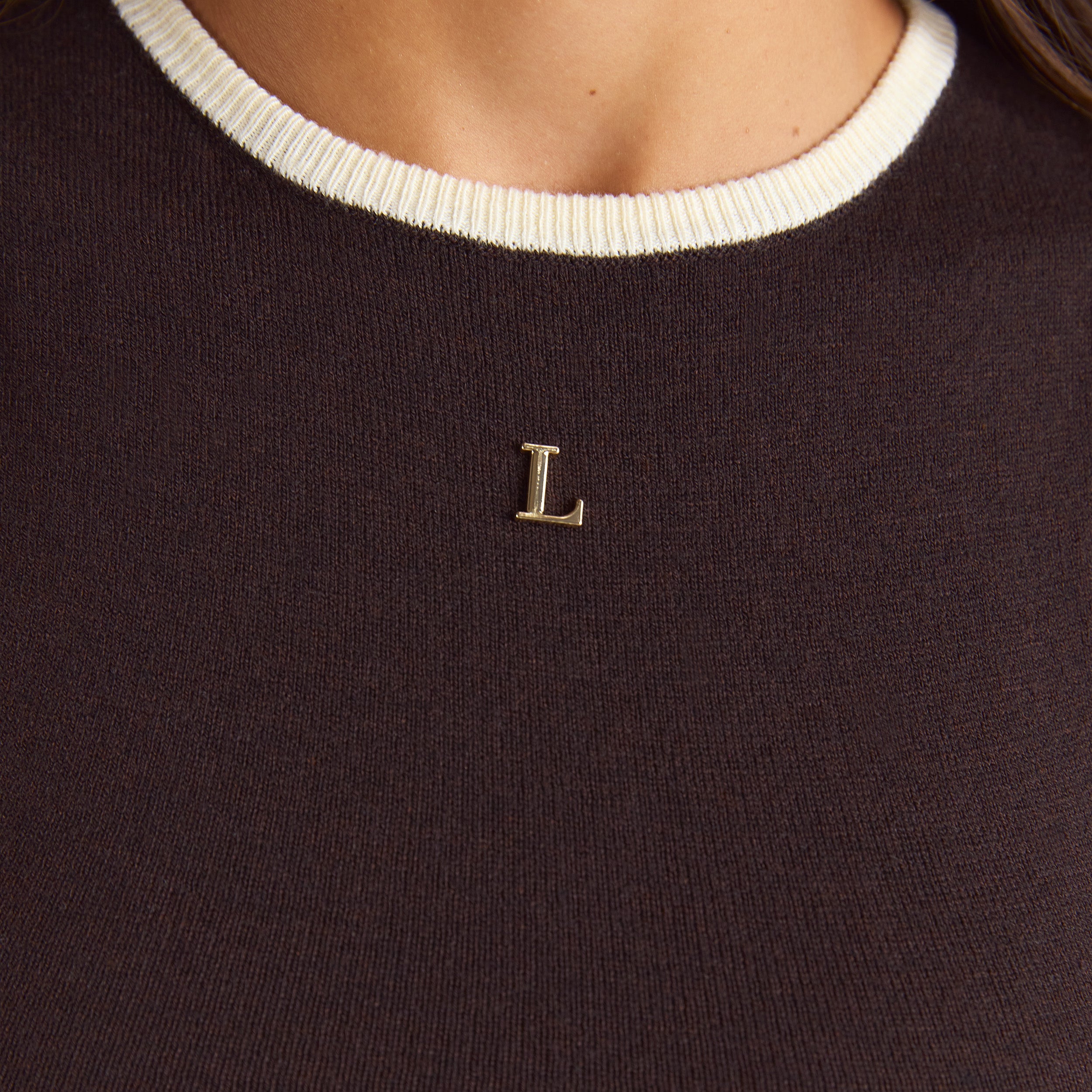 Knitted Vest Top | Knitted Vest Top - Chocolate