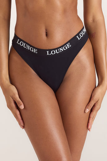 Bamboo Nurture Brazilian Briefs - Black