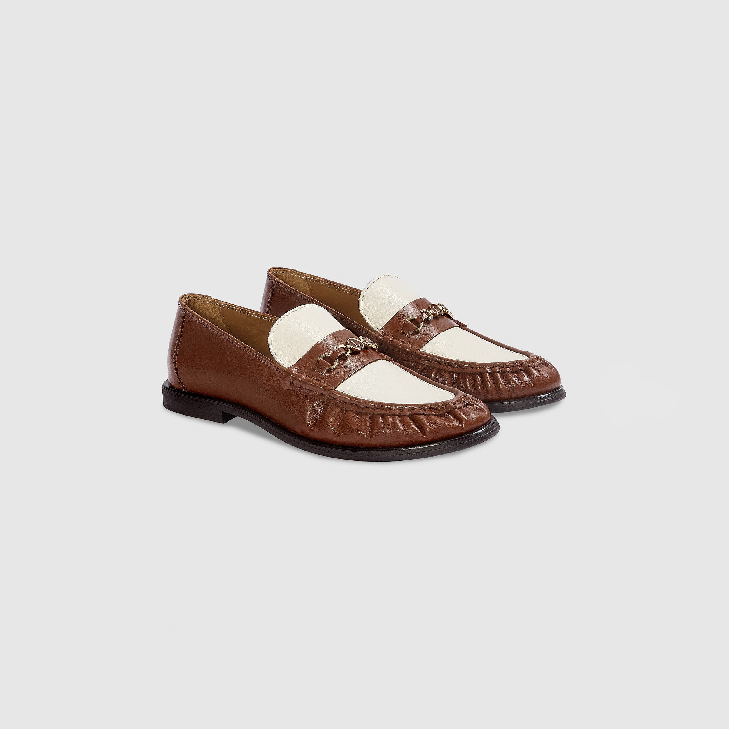 Agnes Loafers | Agnes Loafers - Tan/Cream